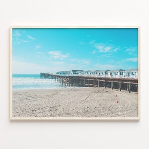 Pacific Beach Colorful Poster Print, Pacific Beach Photo Art, Pacific Beach Decor, Travel Print, Pacific Beach Street Map Poster, C18-404
