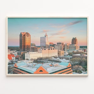 Raleigh Colorful Poster Print, Raleigh Photo Wall Art, Raleigh Wall Decor, Raleigh Travel Print, Raleigh Street Map Poster, C18-618