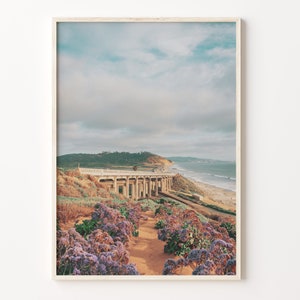 Torrey Pines Colorful Poster Print, Torrey Pines Photo Art, Torrey Pines Decor, Travel Print, City Map, C18-120