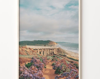 Torrey Pines Colorful Poster Print, Torrey Pines Photo Art, Torrey Pines Decor, Travel Print, City Map, C18-120