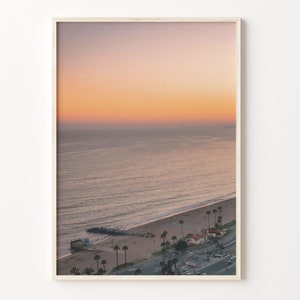 Pacific Palisades Colorful Poster Print, Pacific Palisades Photo Art, Pacific Palisades Decor, Street Map Poster, Travel Print, C18-172