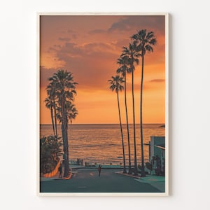 La Jolla Colorful Poster Print, La Jolla Photo Wall Art, La Jolla Decor, La Jolla Travel Print, City Map, C18-144