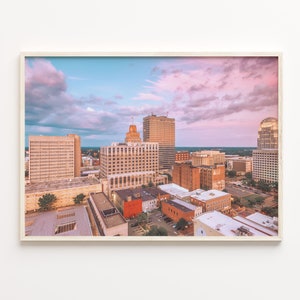 Winston-Salem Colorful Poster Print, Winston Salem Photo Wall Art, Wall Decor, Travel Print, City Map, C18-289