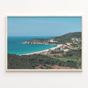Stampa poster colorato di Solana Beach, Solana Beach Photo Wall Art, Solana Beach Decor, stampa di viaggio, Solana Beach Street Map Poster, C18-586