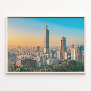 Taipei Buntes Poster Drucken, Taipei Foto Wandkunst, Taipei Wanddekor, Taipei Reisedruck, Taipei Straßenkarte Poster, Stadtplan, C18-540