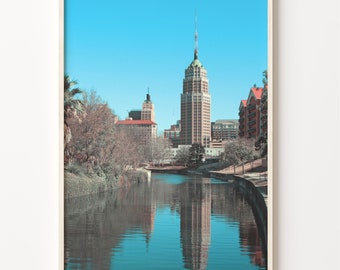 San Antonio Riverwalk Print: Texas Travel Photo Art