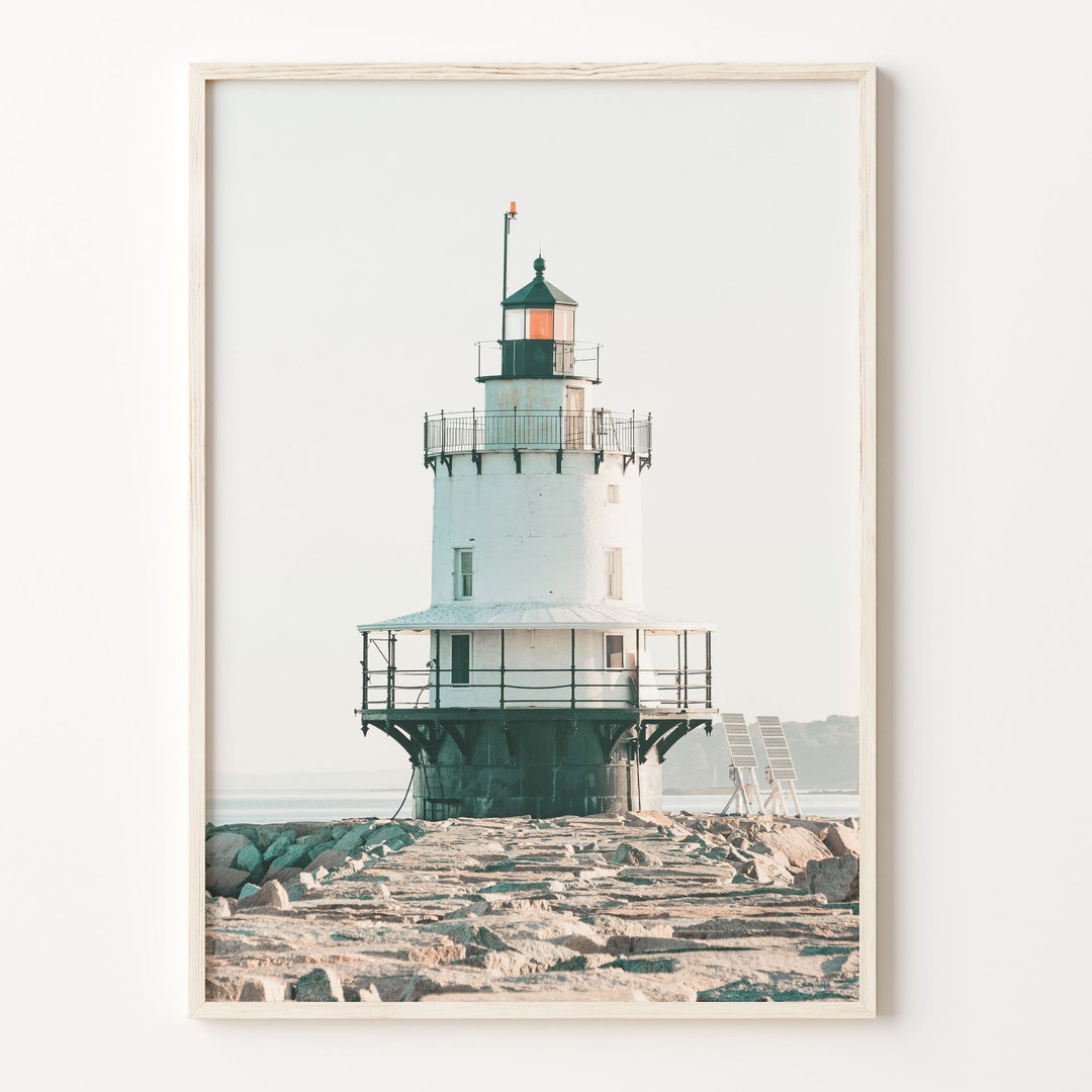 Lighthouse Photo Print: Coastal Wall Art, Boho Decor - Etsy