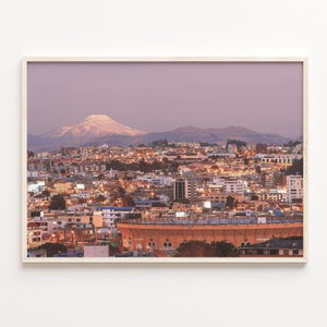 Ecuador Colorful Poster Print, Ecuador Photo Wall Art, Ecuador Wall Decor, Ecuador Travel Print, Ecuador Street Map Poster, C18-369