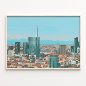 Milan Colorful Poster Print, Milan Photo Wall Art, Milan Wall Decor, Milan Travel Print, Milan Street Map Poster, City Map, C18-699