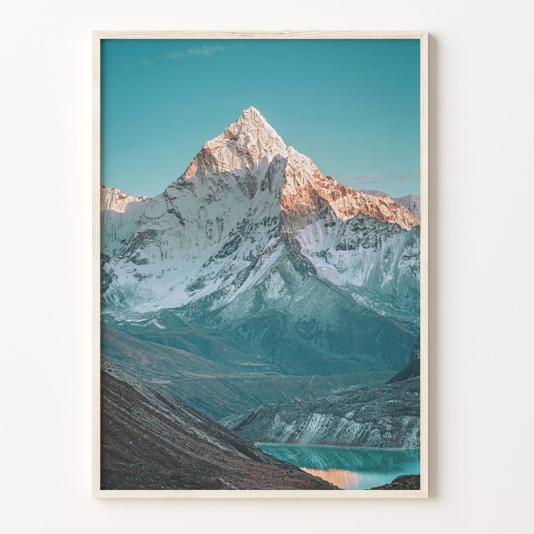 Nepal Colorful Poster Print, Nepal Photo Wall Art, Nepal Wall Decor, Nepal Travel Print, Nepal