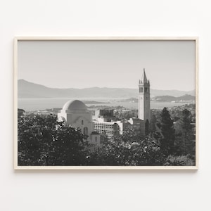 Berkeley Matted Poster Print, Berkeley Black and White Art, Berkeley Wall Decor, Berkeley Travel, City Map, C18-309