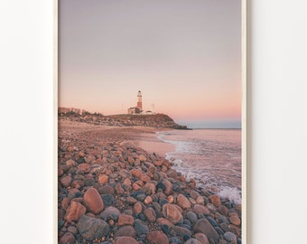 Lighthouse Photo Poster Print: Coastal Wall Art