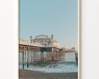 Brighton Palace Pier Photo Print: Coastal Wall Art