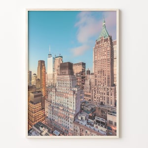 Wall Street Colorful Poster Print, Wall Street Photo Wall Art, Wall Street Wall Decor, Travel Print, City Map, C18-130