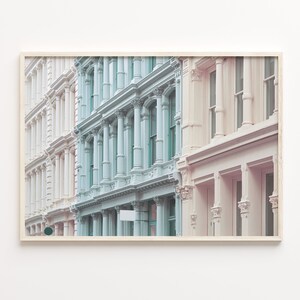 SoHo New York Colorful Poster Print, SoHo Photo Wall Art, SoHo Wall Decor, SoHo Travel Print, SoHo Street Map Poster, City Map, C18-587