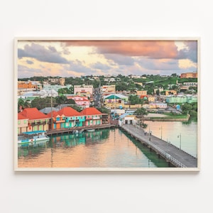 Saint John Colorful Poster Print, Saint John Photo Wall Art, Saint John Wall Decor, Travel Print, City Map, C18-329