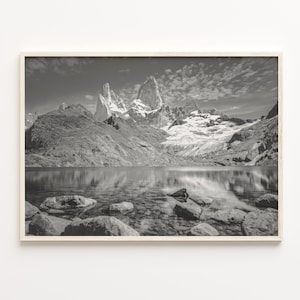 Argentina Matted Poster Print, Argentina Black and White Art, Argentina Wall Decor, Argentina Travel, Argentina Street Map Poster, C18-566