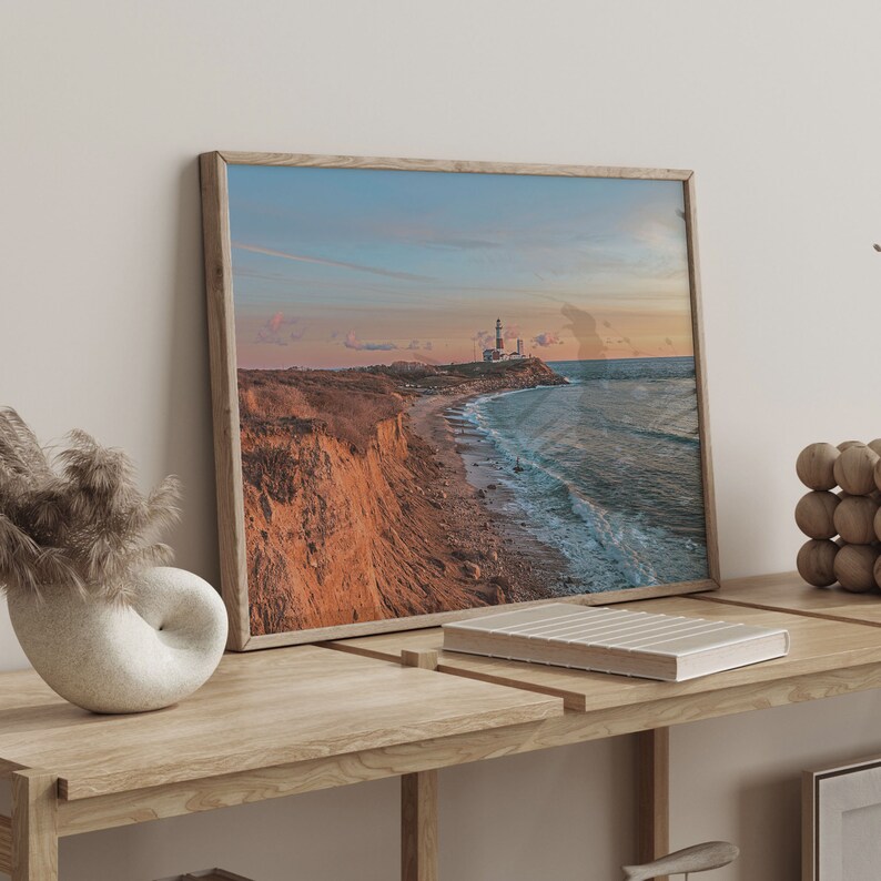 Montauk Lighthouse Photo Print: Coastal Wall Art