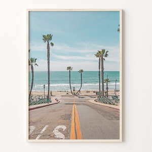 Oceanside Colorful Poster Print, Oceanside Photo Art, Oceanside Decor, Oceanside Travel Print, Oceanside Street Map Poster, C18-725