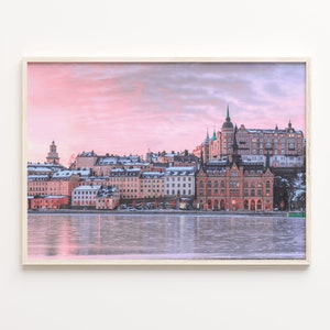Stockholm Colorful Poster Print, Stockholm Photo Art, Stockholm Decor, Stockholm Travel Print, City Map, C18-215