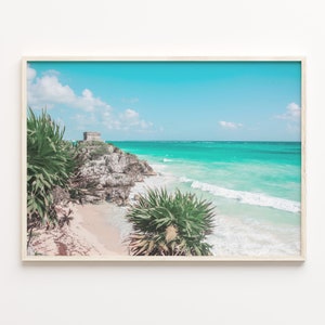 Playa Del Carmen Colorful Poster Print, Playa Del Carmen Photo Wall Art, Playa Del Carmen Decor, Travel Print, Street Map Poster, C18-399