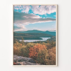 Herbst Berge Bunt Poster Druck, Herbst Berge Foto Wandkunst, Wand Kunst Boho Dekor, Fotografie Poster Druck, C18-870