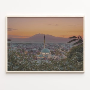 Kosova Pakistan Foto Wandkunst, Kosowo Druck, Kosowo Reise, Kosovarsche Straßenkarte, Stadtkarte, C18-381