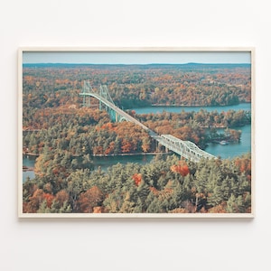 Thousand Islands Colorful Poster Print, Thousand Islands Photo Art, Wall Decor, Travel Print, Thousand Islands Street Map Poster, C18-534