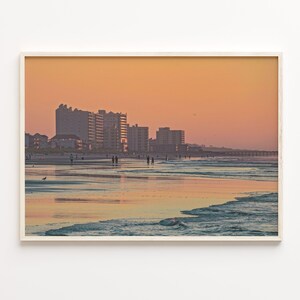 Myrtle Beach Colorful Poster Print, Myrtle Beach Photo Art, Myrtle Beach Decor, Travel Print, Myrtle Beach Street Map Poster, C18-551