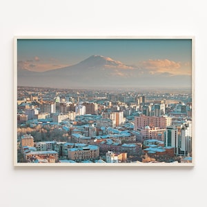 Yerevan Colorful Poster Print, Yerevan Photo Wall Art, Yerevan Wall Decor, Yerevan Travel Print, Yerevan Street Map Poster, C18-508