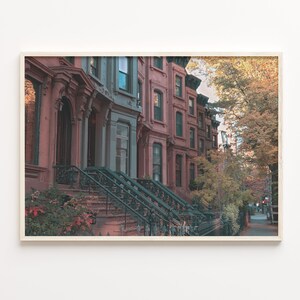 Park Slope Colorful Poster Print, Park Slope Photo Wall Art, Park Slope Wall Decor, Travel Print, Park Slope Street Map Poster, C18-635