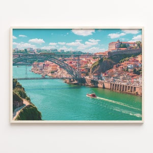 Porto Colorful Poster Print, Porto Photo Wall Art, Porto Wall Decor, Porto Travel Print, Porto Street Map Poster, City Map, C18-407