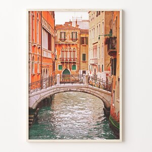 Venice Colorful Poster Print, Venice Photo Wall Art, Venice Wall Decor, Venice Travel Print, Venice Street Map Poster, City Map, C18-877