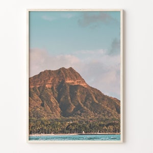 Waikiki Colorful Poster Print, Waikiki Photo Wall Art, Waikiki Wall Decor, Waikiki Travel Print, Waikiki Street Map Poster, C18-888