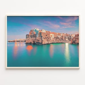 Puglia Colorful Poster Print, Puglia Photo Wall Art, Puglia Wall Decor, Puglia Travel Print, Puglia Street Map Poster, City Map, C18-623