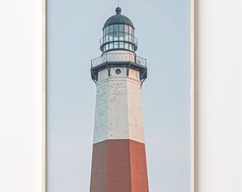 Colorful Lighthouse Photo Poster Print: Coastal Wall Art
