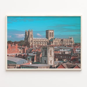 York England Colorful Poster Print, York Photo Wall Art, York Wall Decor, York Travel Print, York Street Map Poster, City Map, C18-507