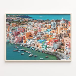 Naples Italy Colorful Poster Print, Naples Italy Photo Art, Naples Italy Decor, Travel Print, City Map, C18-205