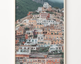 Positano Italy Print: Colorful Coastal Photo Wall Art