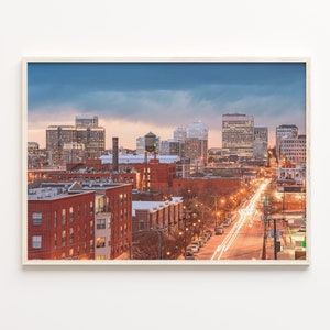 Richmond Colorful Poster Print, Richmond Photo Art, Richmond Wall Decor, Richmond Travel Print, City Map, C18-335