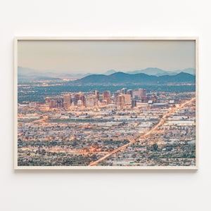 Phoenix Colorful Poster Print, Phoenix Photo Wall Art, Phoenix Wall Decor, Phoenix Travel Print, City Map, C18-343