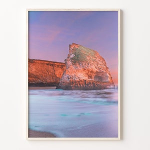 Santa Cruz Colorful Poster Print, Santa Cruz Photo Wall Art, Santa Cruz Decor, Travel Print, City Map, Santa Cruz Street Map Poster, C18-154