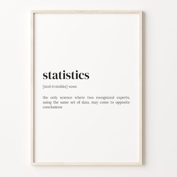 Statistics Poster - Etsy image.