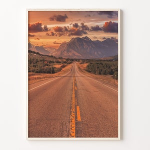 Montana Colorful Poster Print, Montana Photo Wall Art, Montana Wall Decor, Montana Travel Print, City Map, C18-178