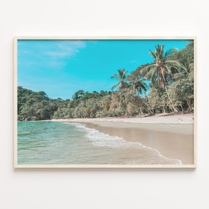 Parque Nacional Manuel Antonio Colorido Cartel Impresión, Parque Nacional Manuel Antonio Arte Fotográfico, Decoración, Impresión de Viajes, Mapa de la Ciudad, C18-365