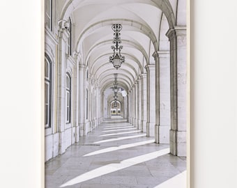 Archway Photo Print: Lisbon Architecture Wall Art