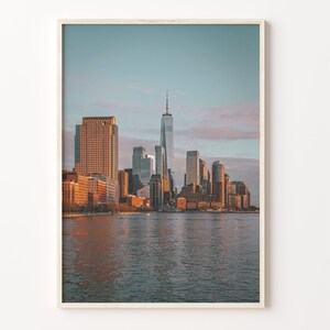New York City Colorful Poster Print, New York City Photo Wall Art, Wall Decor, Travel Print, New York City Street Map Poster, C18-881