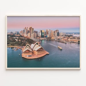 Sydney Colorful Poster Print, Sydney Photo Wall Art, Sydney Wall Decor, Sydney Travel Print, Sydney Street Map Poster, City Map, C18-543