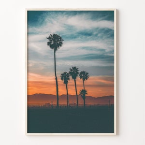 Venice Beach Colorful Poster Print, Venice Beach Photo Art, Venice Beach Decor, Travel Print, Venice Beach Street Map Poster, C18-892