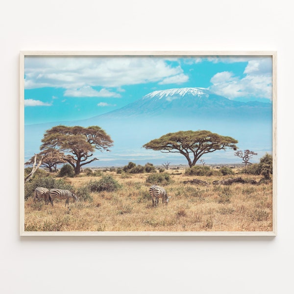 Kenya Colorful Poster Print, Kenya Photo Wall Art, Kenya Wall Decor, Kenya Travel Print, Kenya Street Map Poster, City Map, C18-382